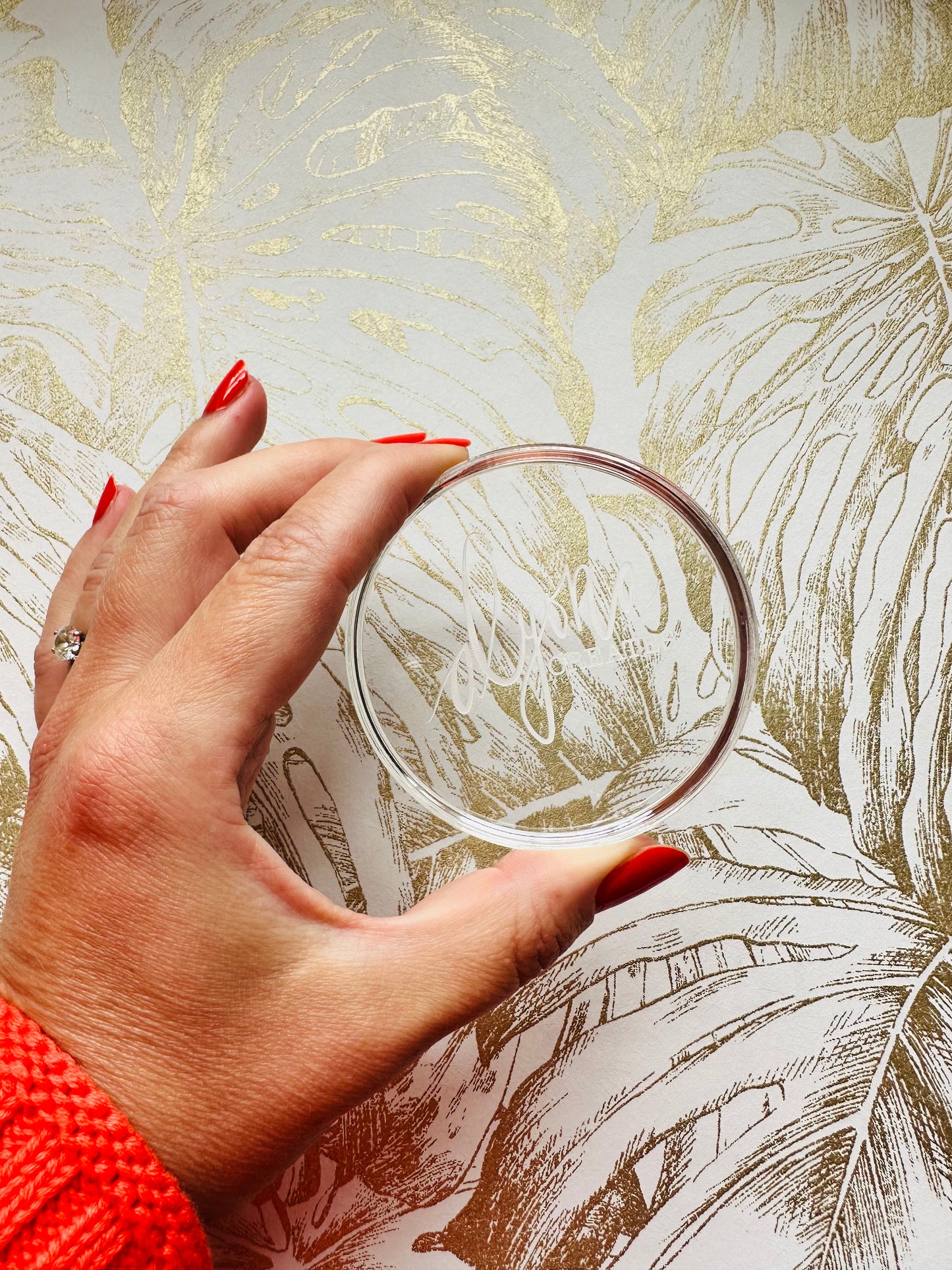 Alyona Creates Round Acrylic Block 7cm