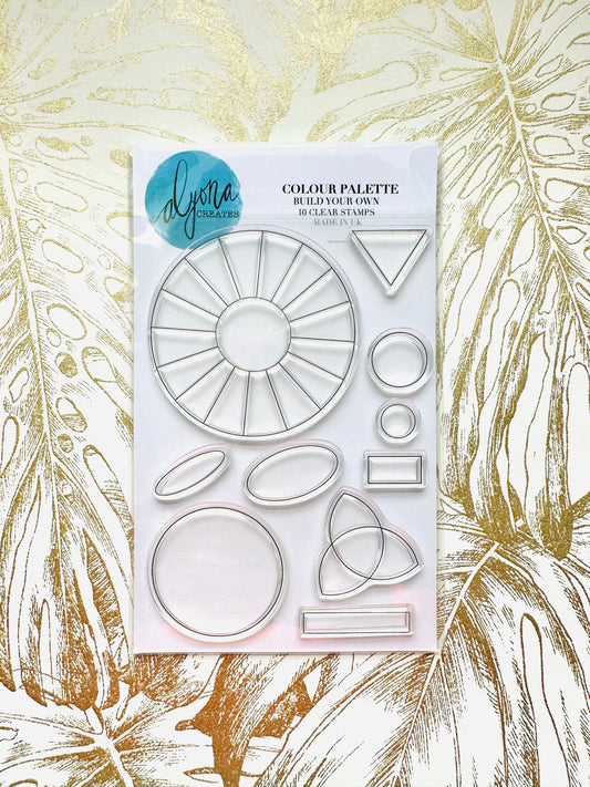 COLOUR PALETTE A6 Alyona Creates Clear Stamp Set