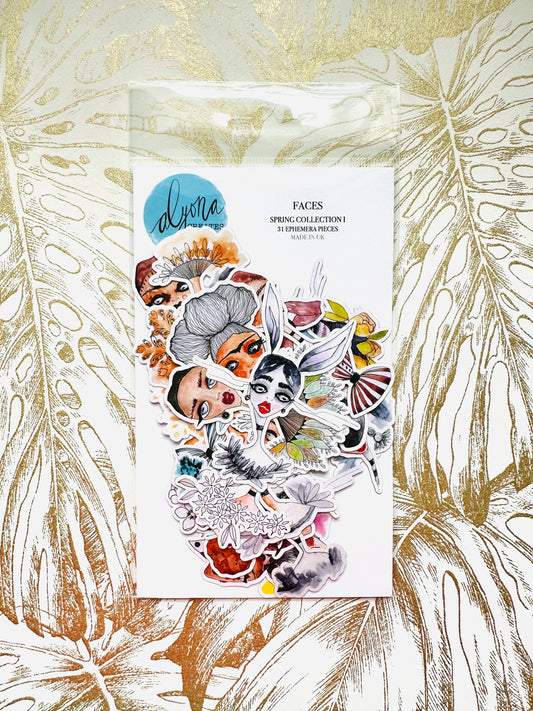Alyona Creates FACES Spring Collection I Ephemera Set