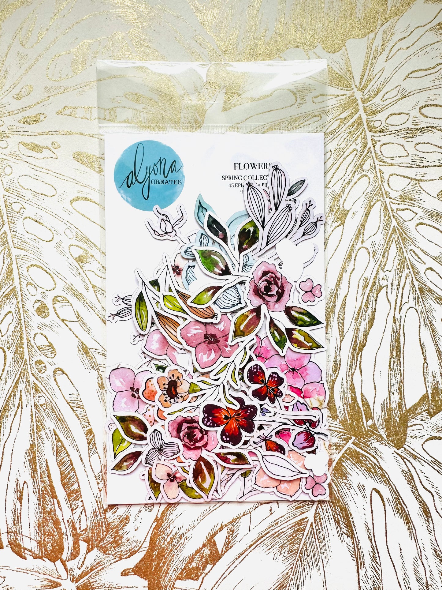Alyona Creates FLOWERS Spring Collection I Ephemera Set