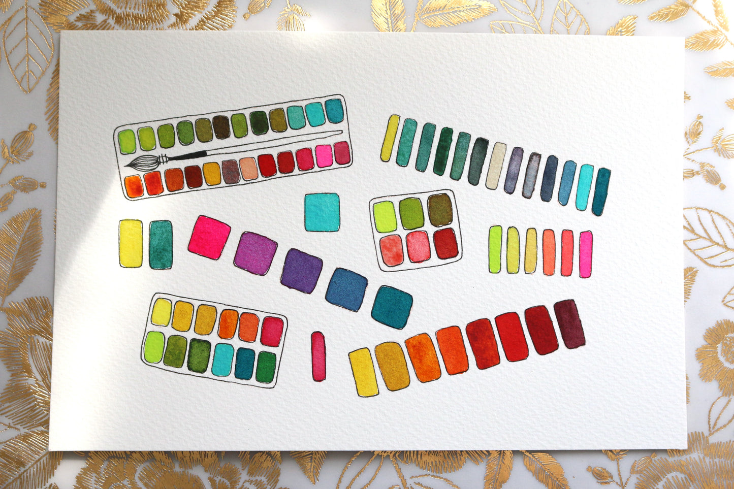 PALETTE SWATCHES A6 Alyona Creates Clear Stamp Set