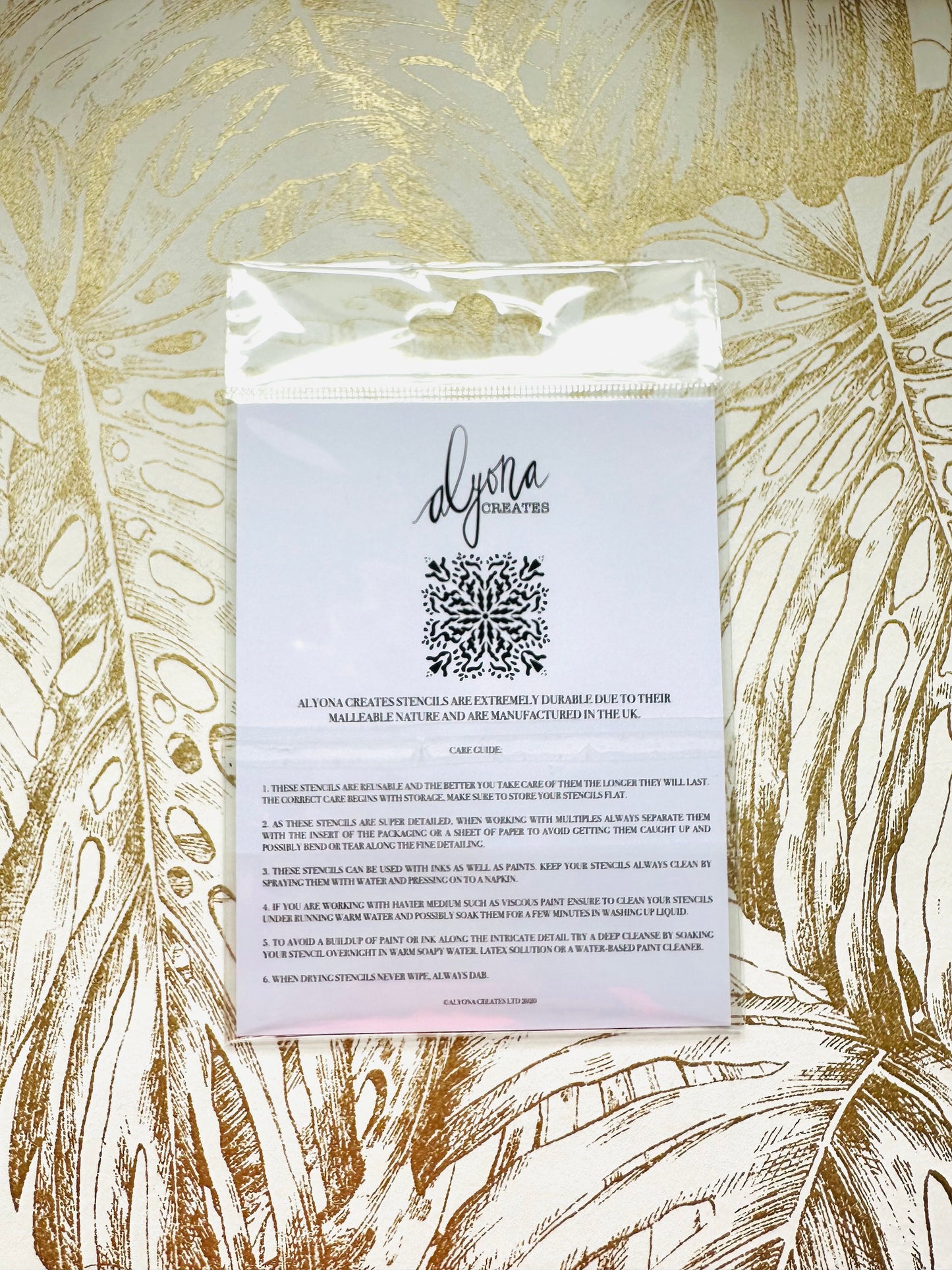 Alyona Creates TULIP Stencil 4x4"