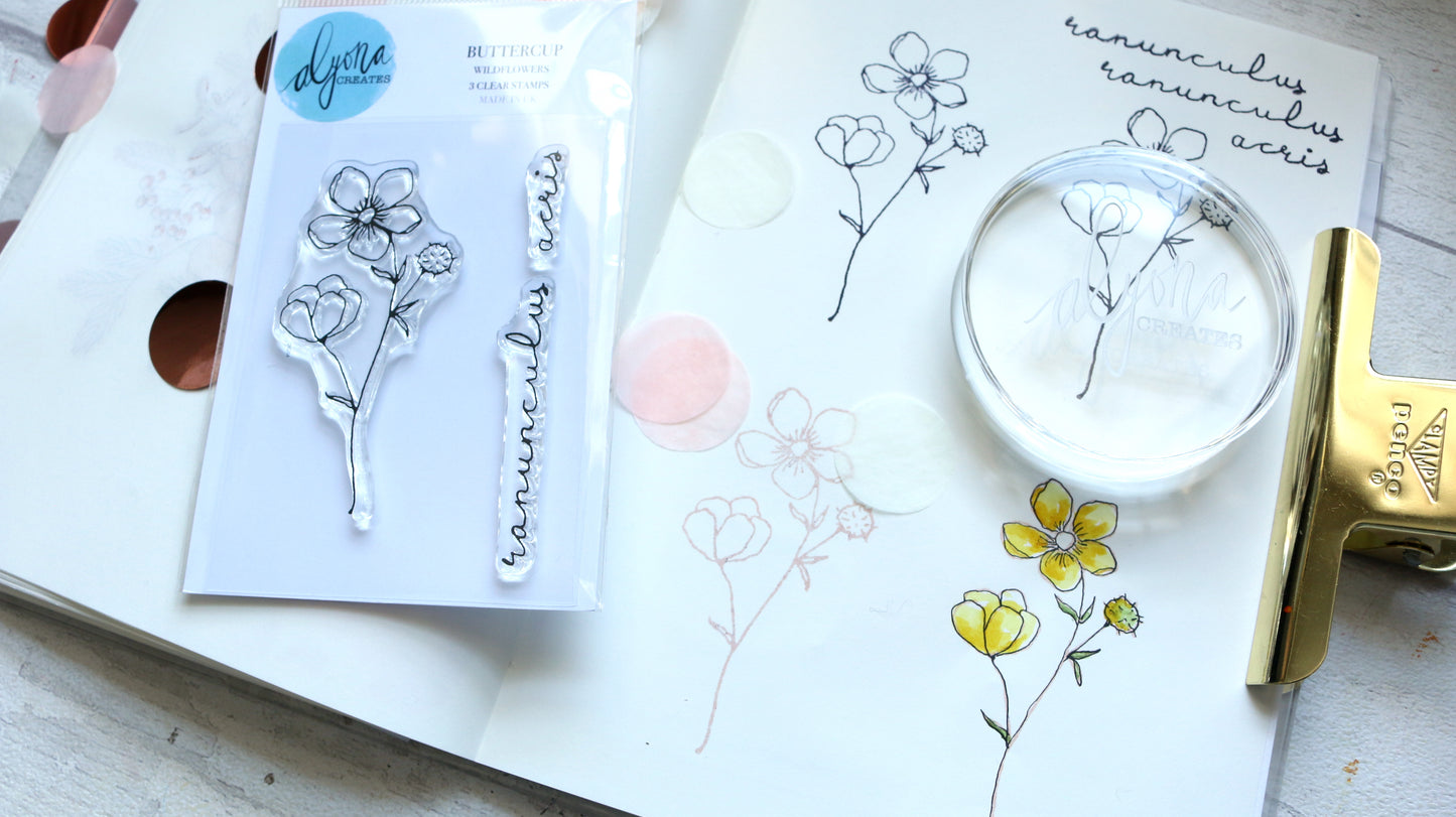 Alyona Creates Round Acrylic Block 7cm