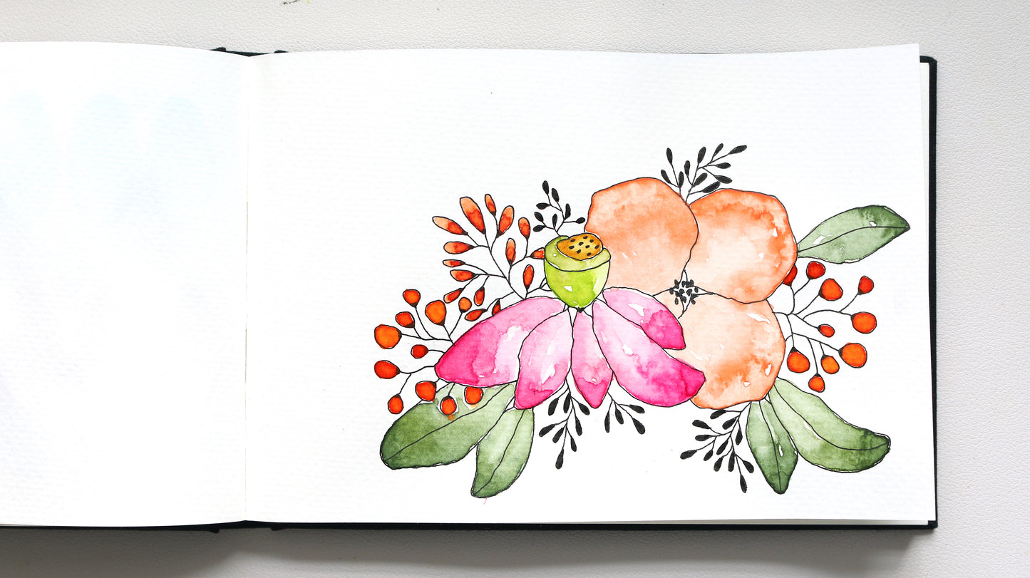 BOTANICAL A6 Alyona Creates Clear Stamp Set